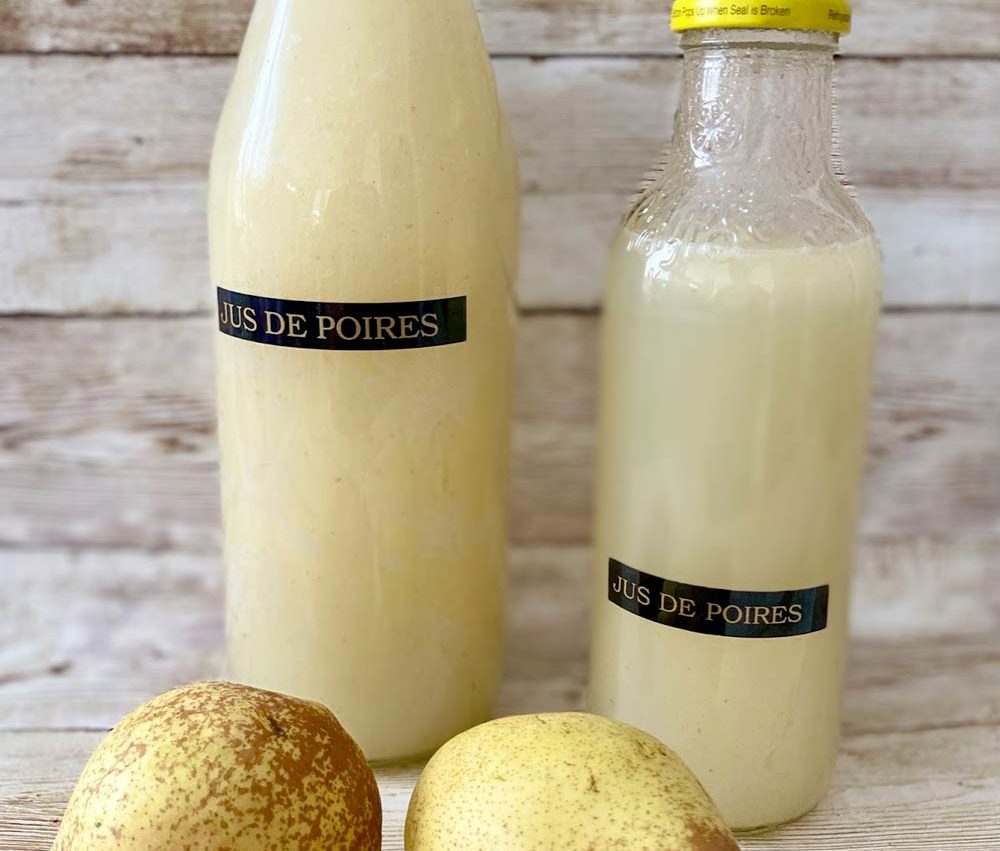 Jus de poires pasteurisé