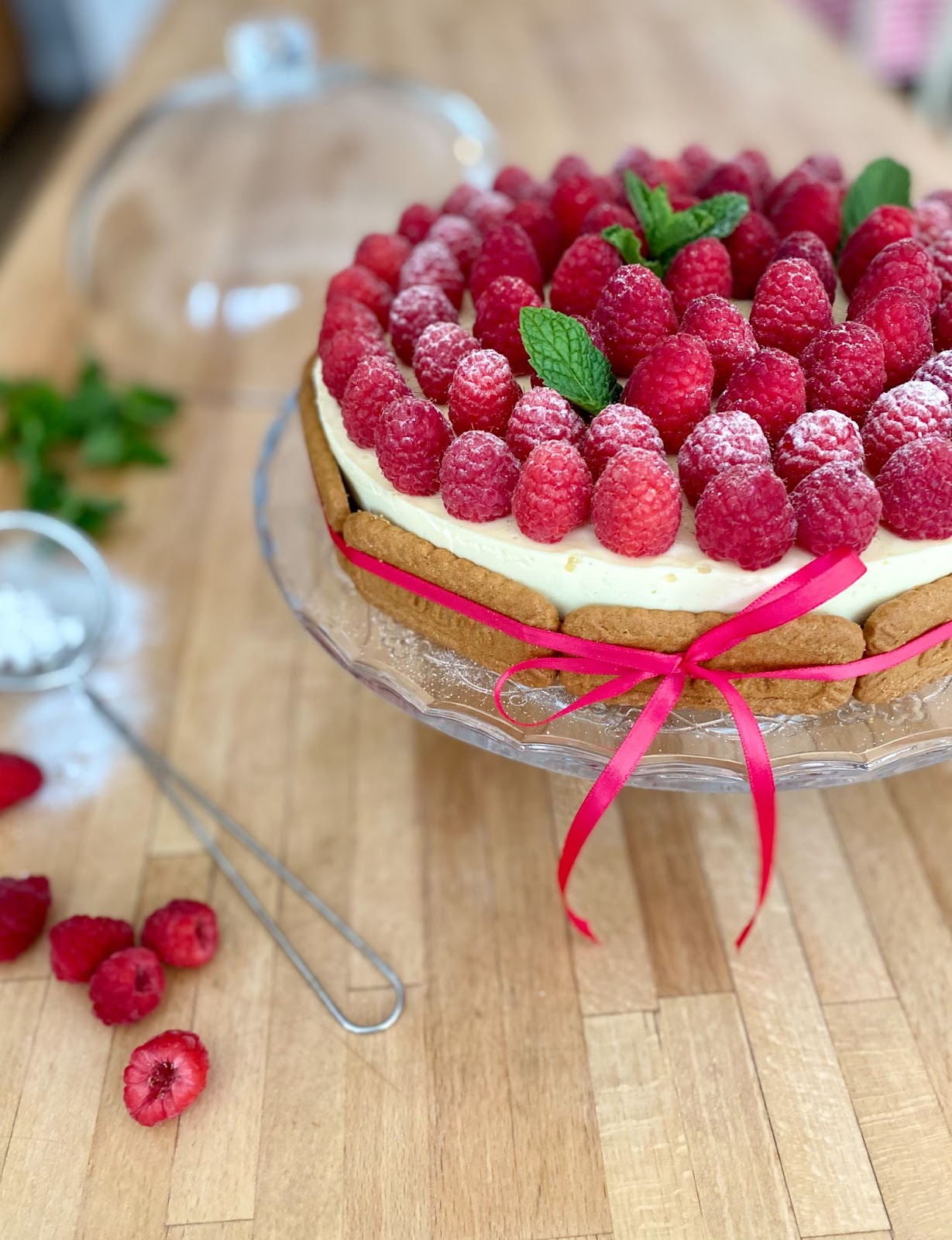 Cheesecake framboise