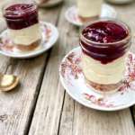 Verrines de cheesecake sauce fruits rouges