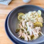 Tout-en-Un : Aile de raie (ou dos de morue/cabillaud) , beurre citronné aux câpres et riz au jasmin