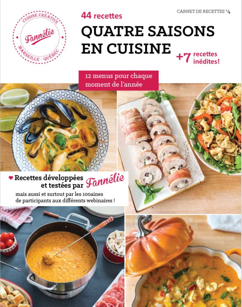 Carnet de Recettes n°4 I Quatre saisons en cuisine – Fannelie.com