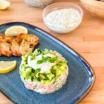 Tartare de saumon tzatziki