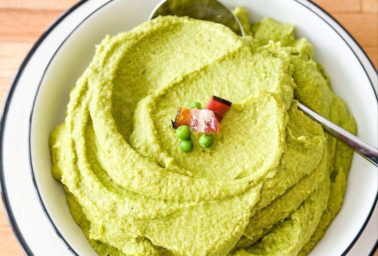 <i class='fas fa-star' aria-hidden='true'></i> Purée de petits pois au bacon