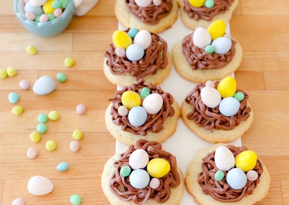Sablés nid de Pâques