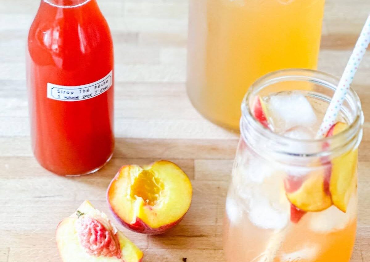 Sirop thé glacé pêche