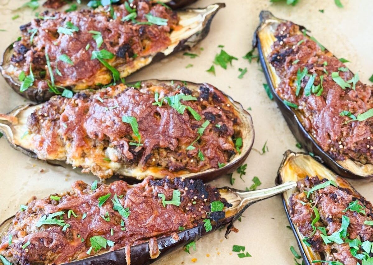 <i class='fas fa-star' aria-hidden='true'></i> Aubergines farcies à l’orientale
