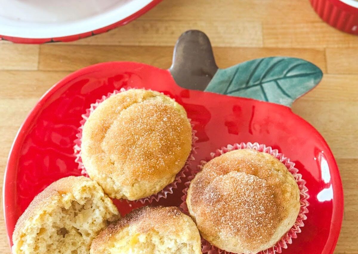 Muffins style beignets pomme-cannelle