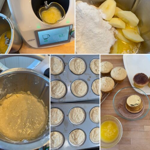 Muffins style beignets pomme-cannelle