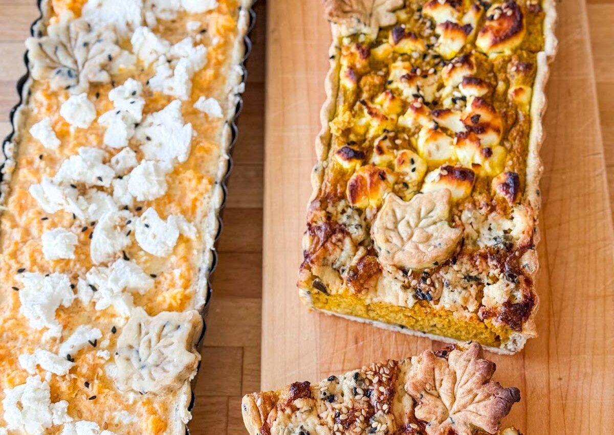 <i class='fas fa-star' aria-hidden='true'></i> Quiche butternut-chèvre-curry en croûte de sésame