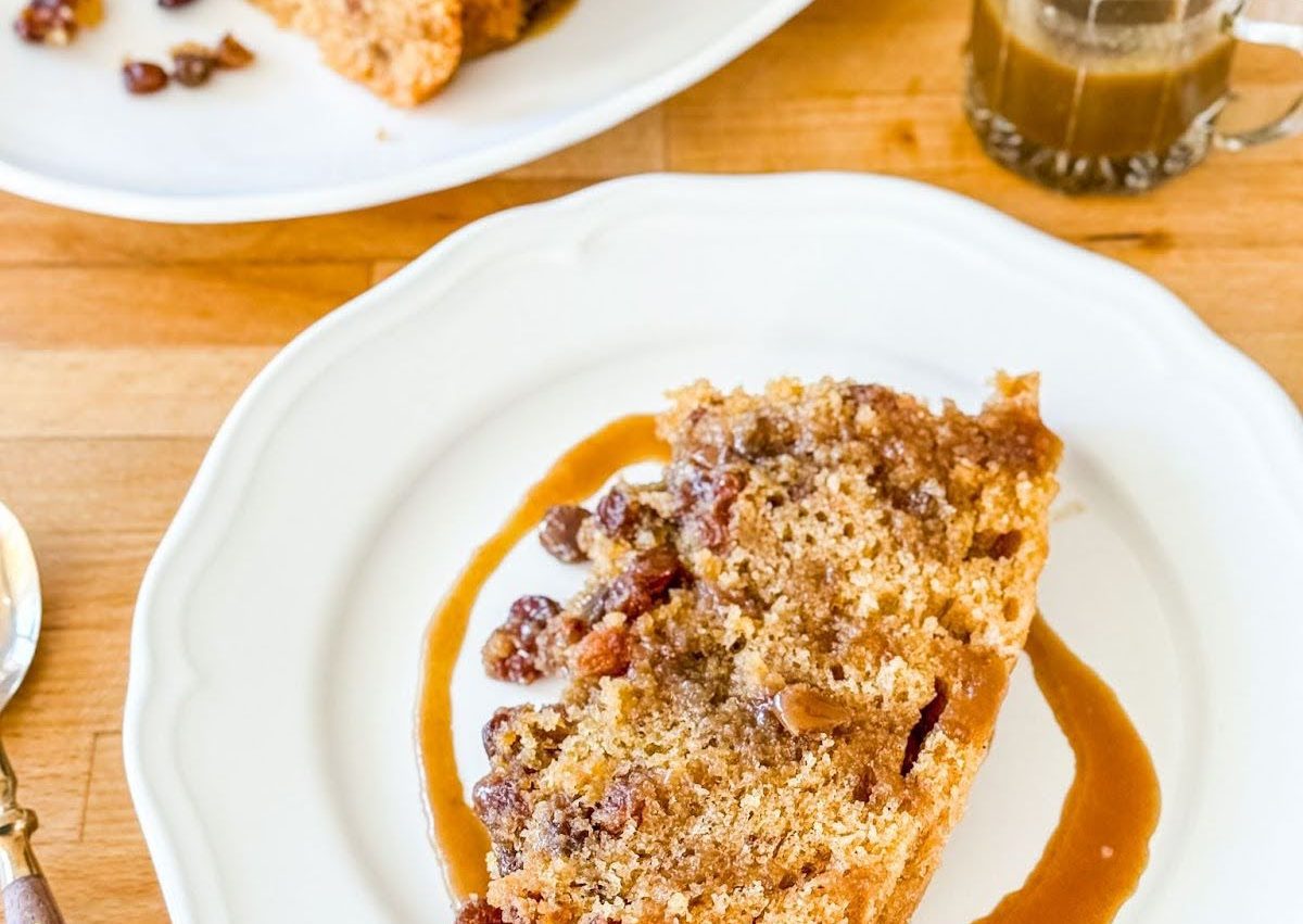 <i class='fas fa-star' aria-hidden='true'></i> Gâteau vapeur caramel rhum raisins