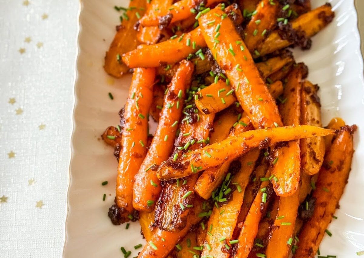 Carottes caramélisées pain d’épices
