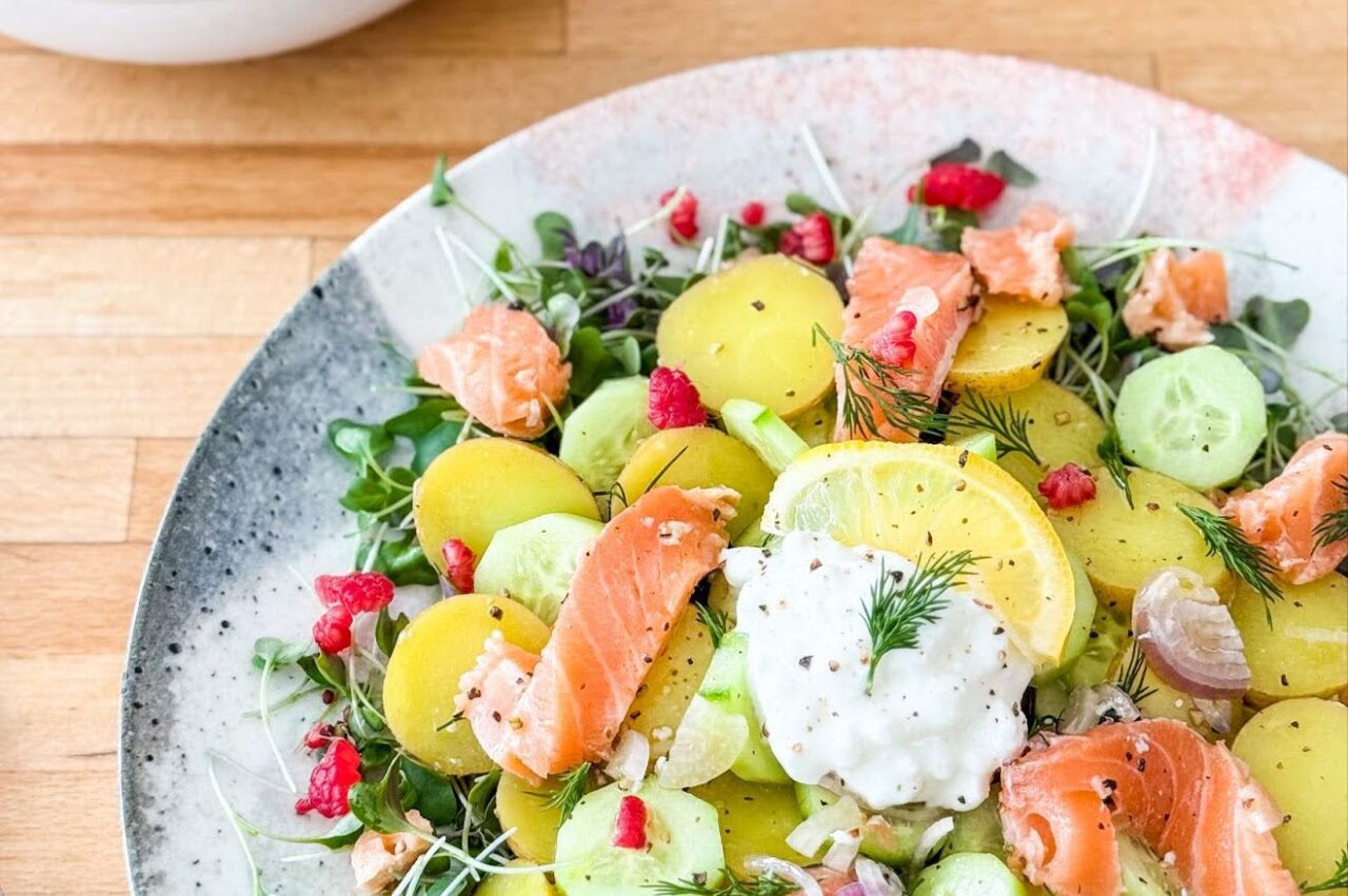 Saumon mariné à la Suédoise