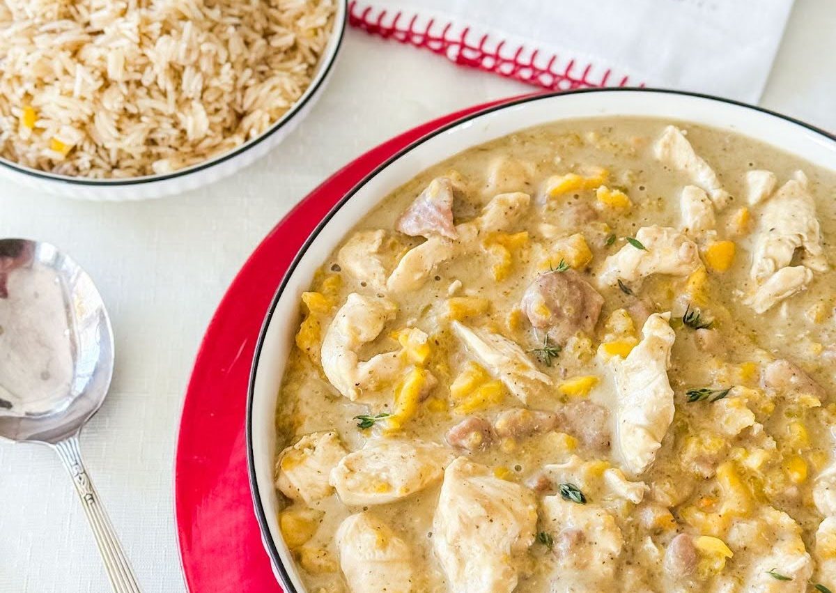 Tout-en-Un : Blanquette de dinde festive, butternut et riz