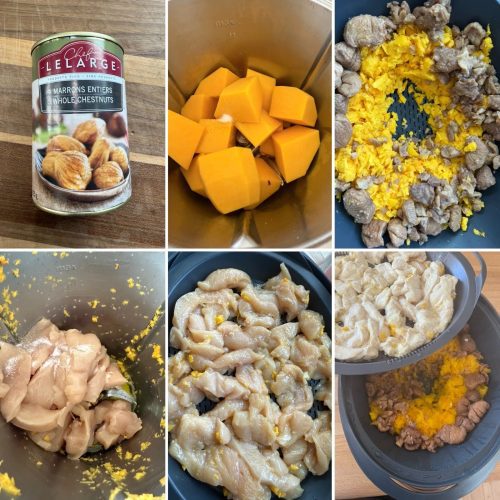 Tout-en-Un : Blanquette de dinde festive, butternut et riz
