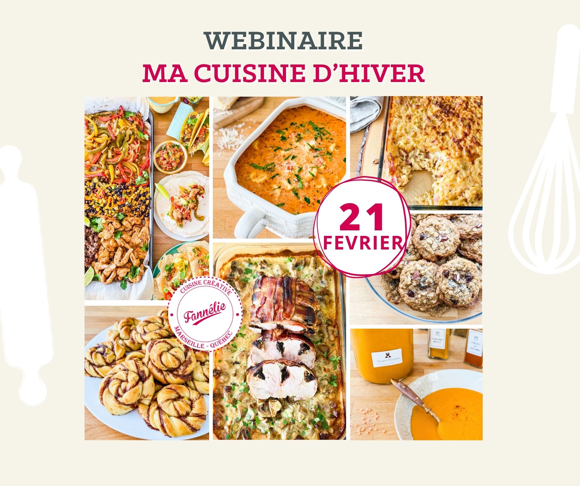Webinaire « Mes recettes d’hiver »