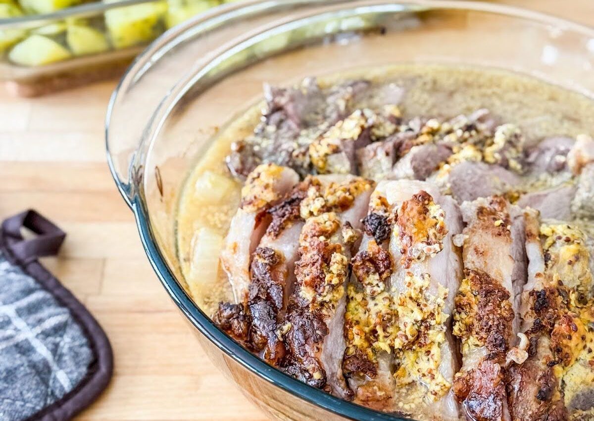 Palette de porc à la diable