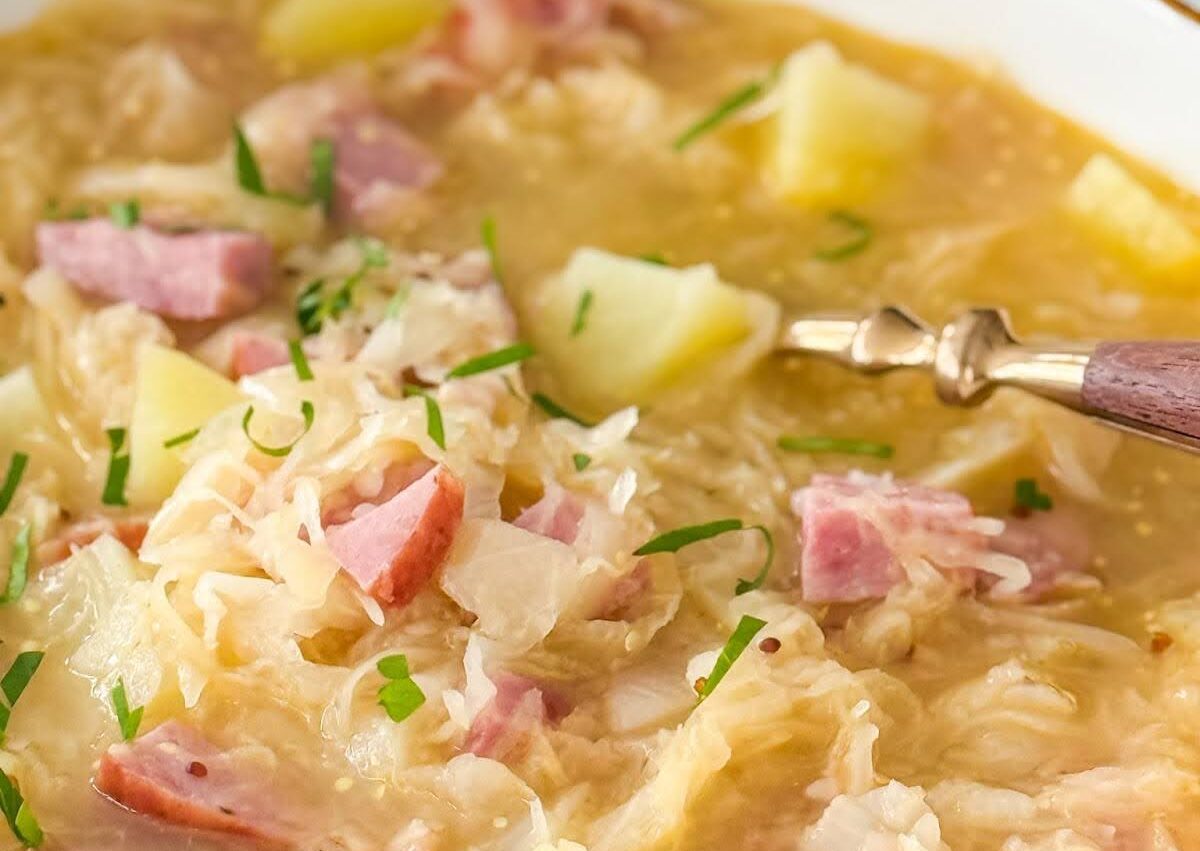 Soupe repas façon choucroute