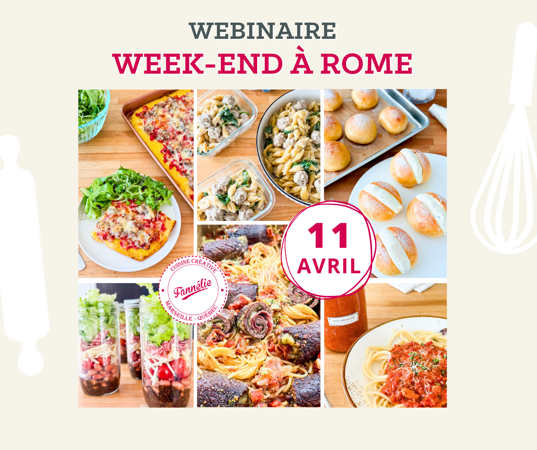 Webinaire « Week-end à Rome »