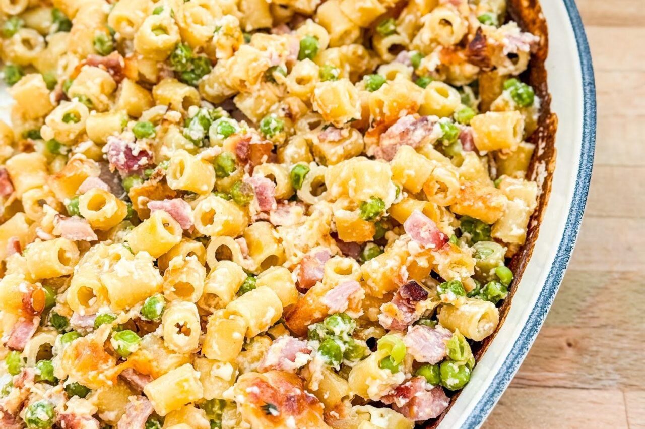 One pot pasta au four, jambon-fromage