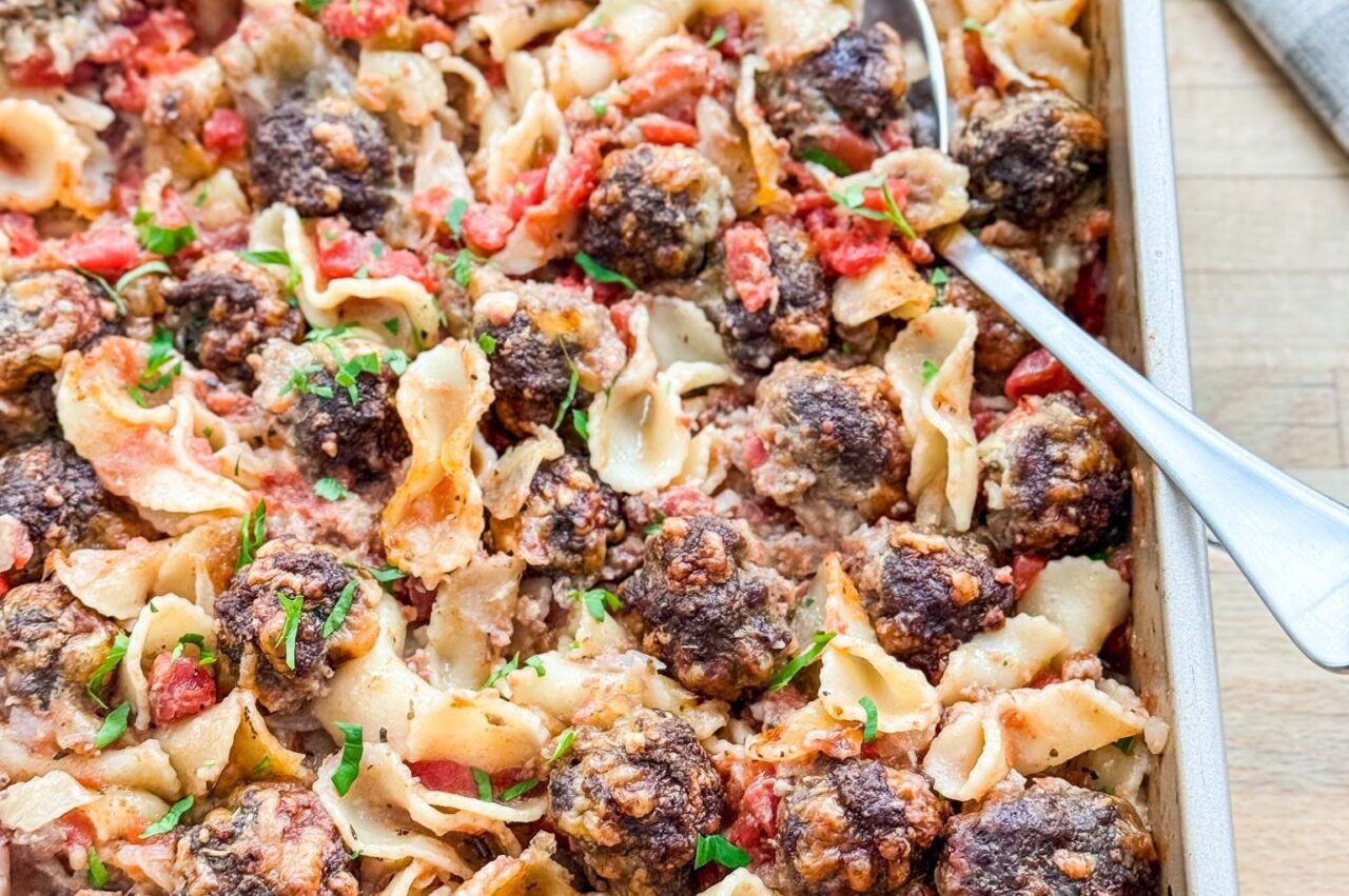 « One pot » pasta-tomates-boulettes