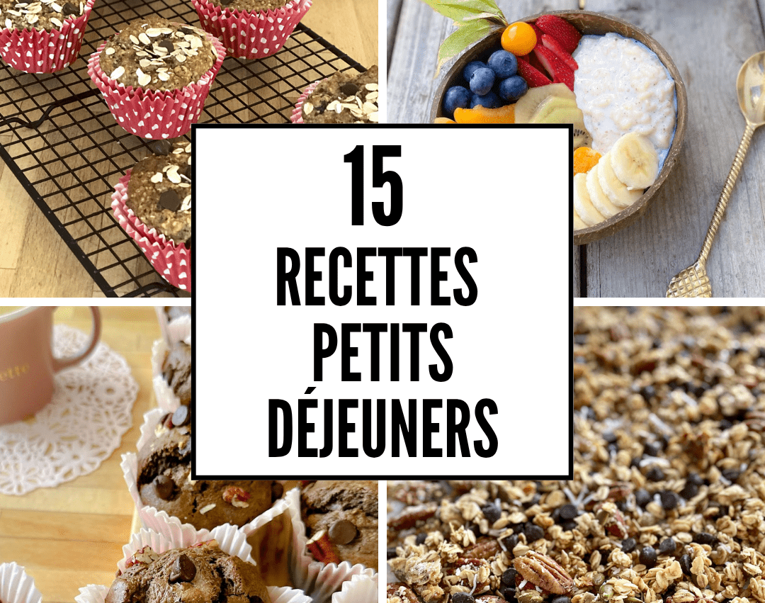 15 recettes pour des petits-déjeuners organisés d’avance