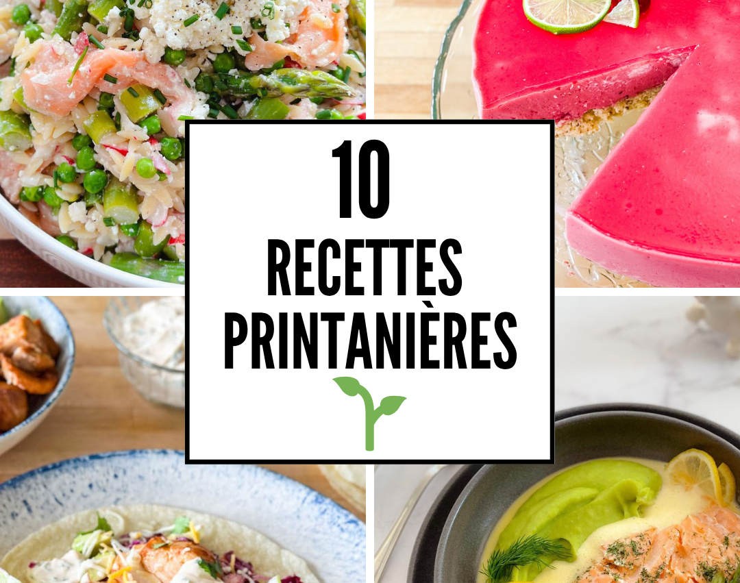 10 recettes printanières