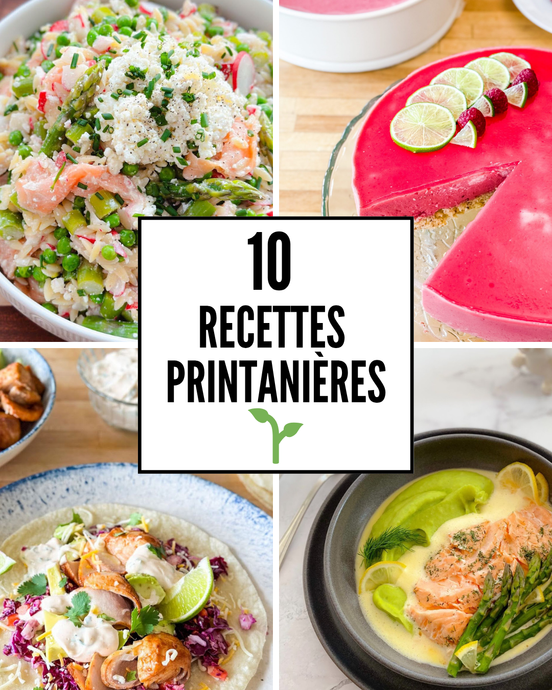 10 recettes printanières