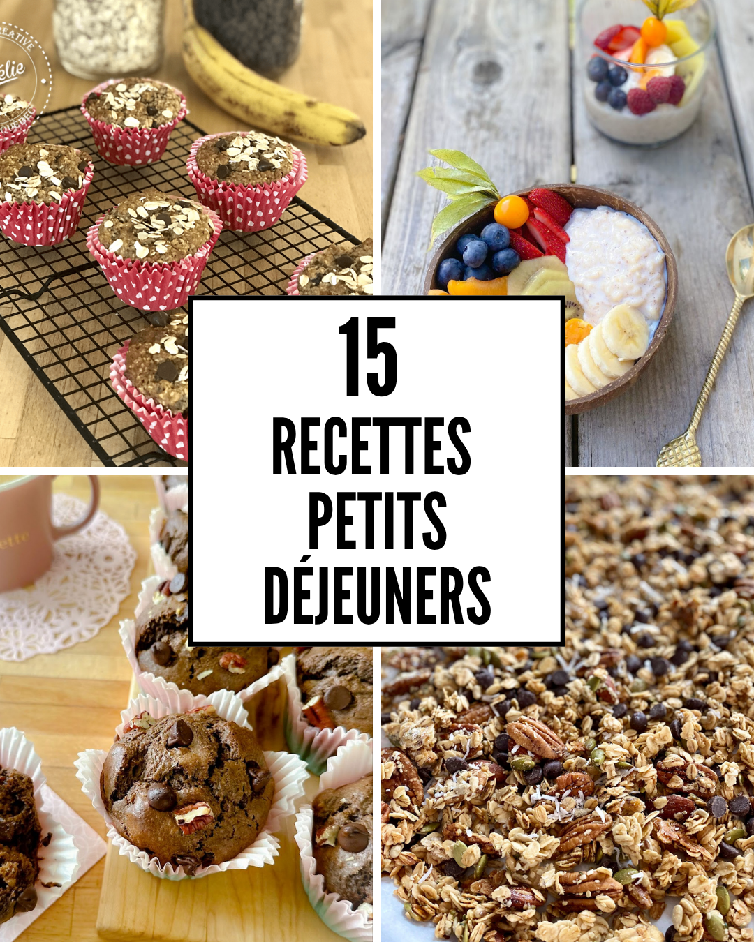15 recettes pour des petits-déjeuners organisés d’avance