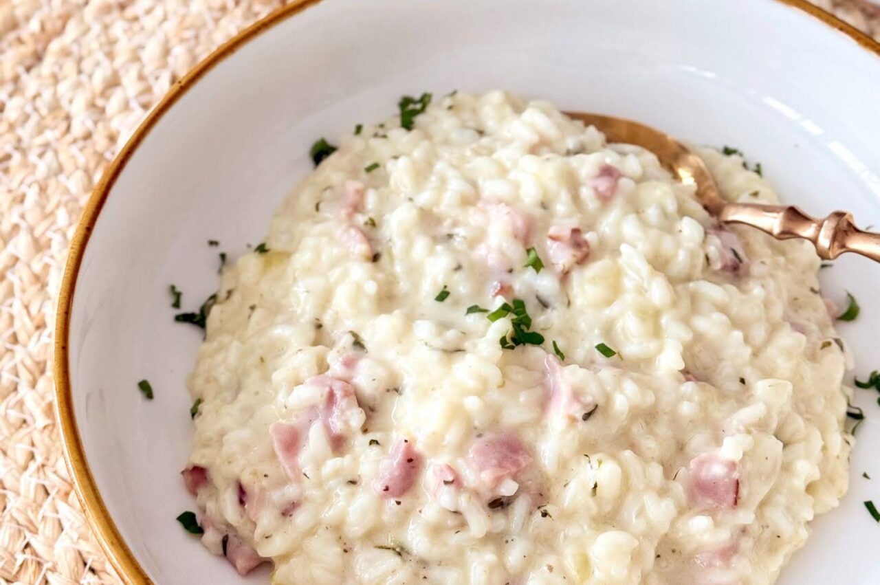 Risotto jambon-emmental