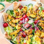 Salade de poulet shawarma