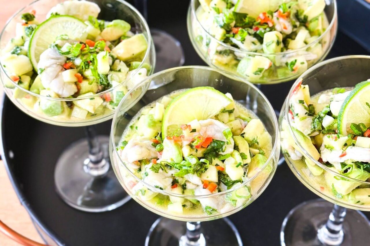 <i class='fas fa-star' aria-hidden='true'></i> Ceviche crevettes, concombre, avocat